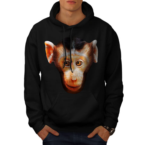 Interested Monkey Mens Hoodie