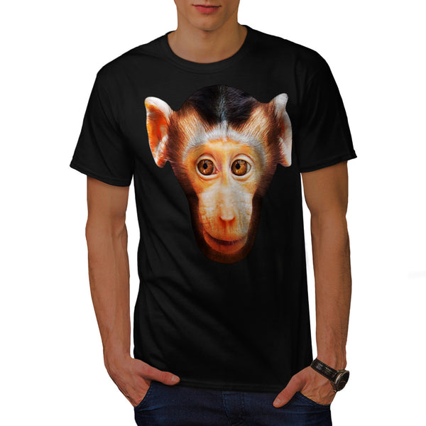 Interested Monkey Mens T-Shirt