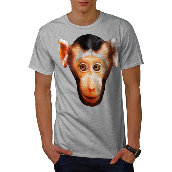 Interested Monkey Mens T-Shirt