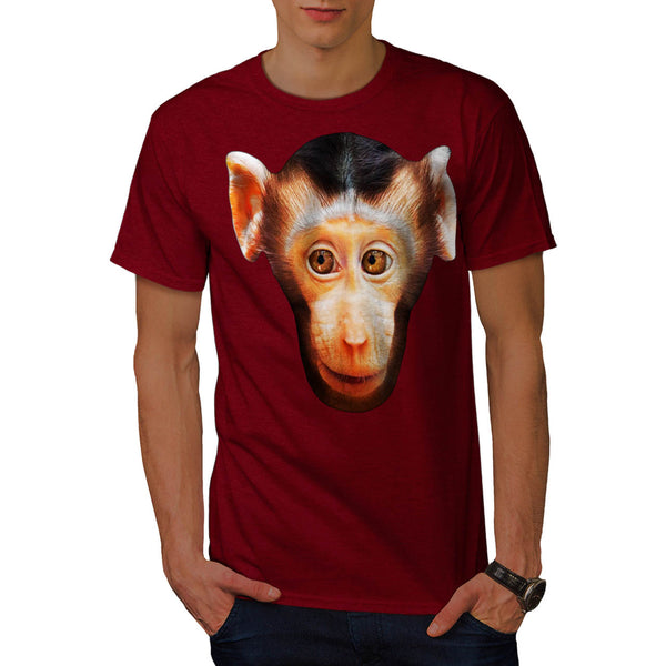 Interested Monkey Mens T-Shirt