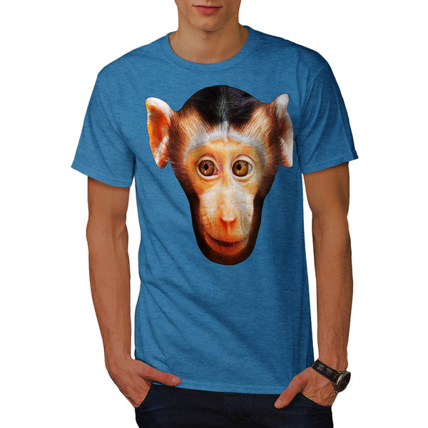 Interested Monkey Mens T-Shirt