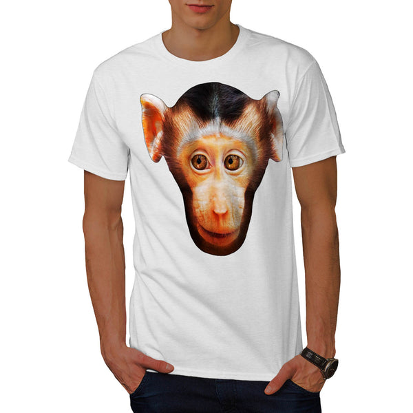 Interested Monkey Mens T-Shirt