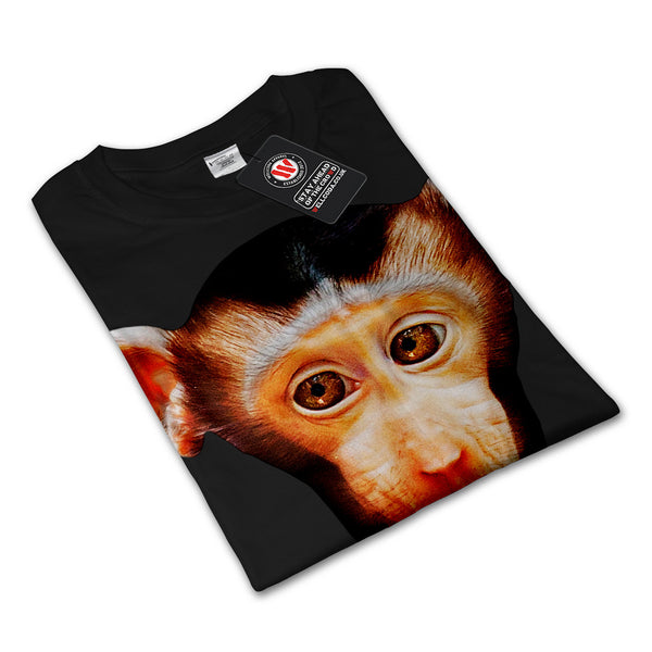 Interested Monkey Mens Long Sleeve T-Shirt