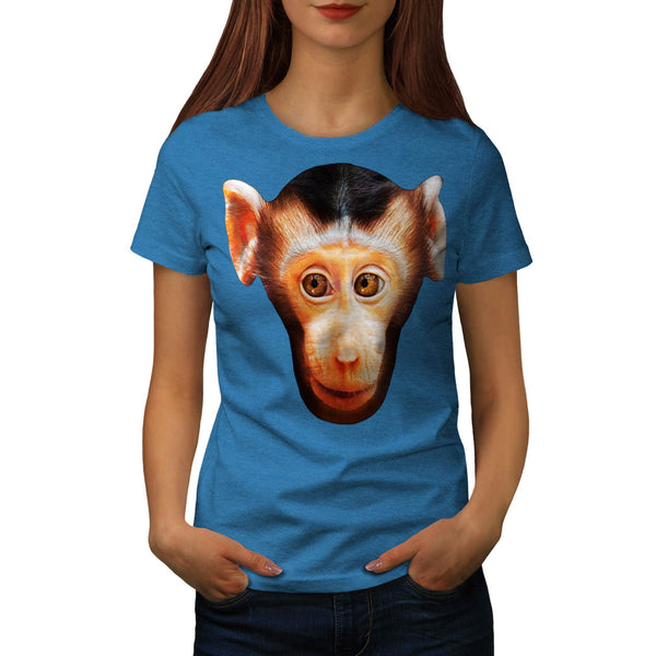 Interested Monkey Womens T-Shirt