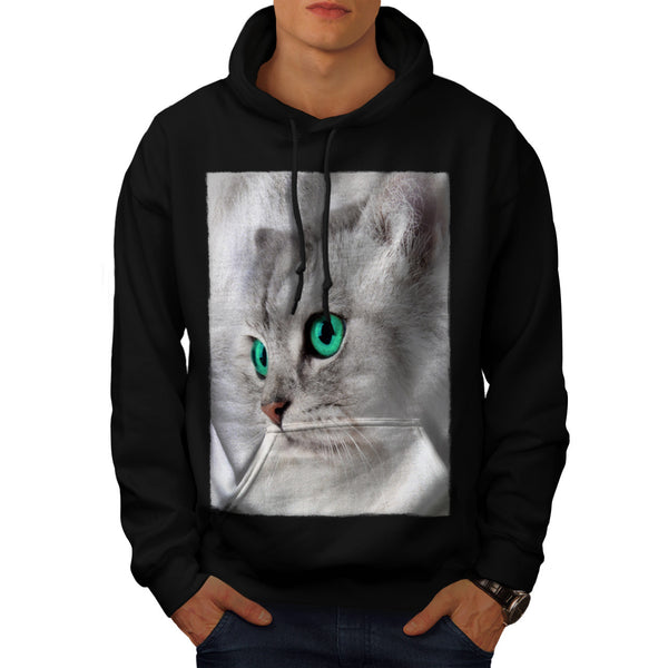 Cute Looking Kitten Mens Hoodie