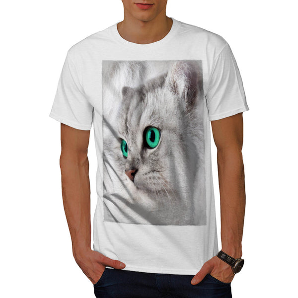 Cute Looking Kitten Mens T-Shirt