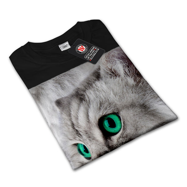 Cute Looking Kitten Mens Long Sleeve T-Shirt