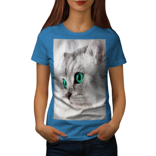 Cute Looking Kitten Womens T-Shirt
