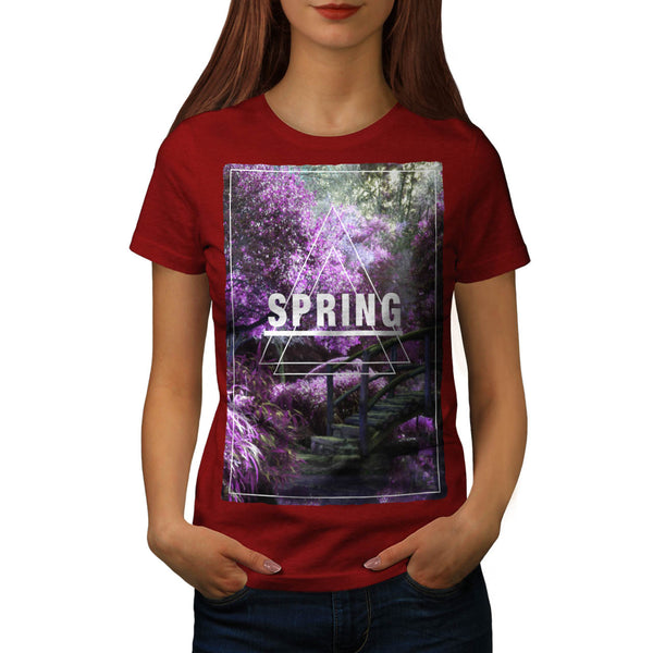 Spring Time Prism Womens T-Shirt