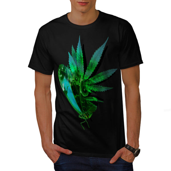 Marijuana Butterfly Mens T-Shirt