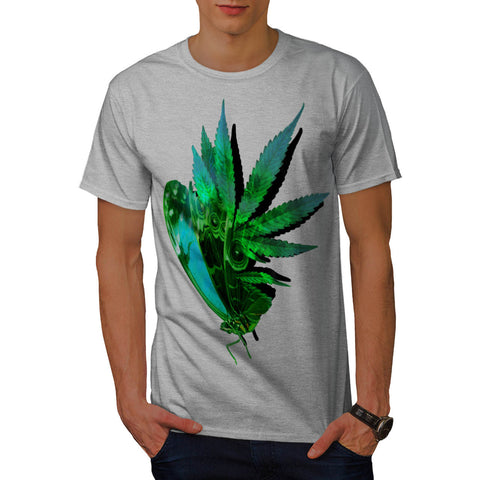 Marijuana Butterfly Mens T-Shirt