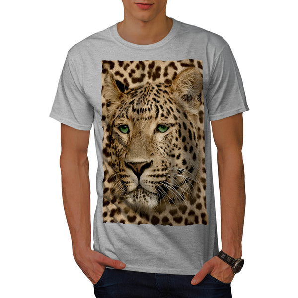 Leopard Fur Pattern Mens T-Shirt