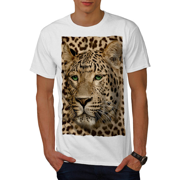 Leopard Fur Pattern Mens T-Shirt