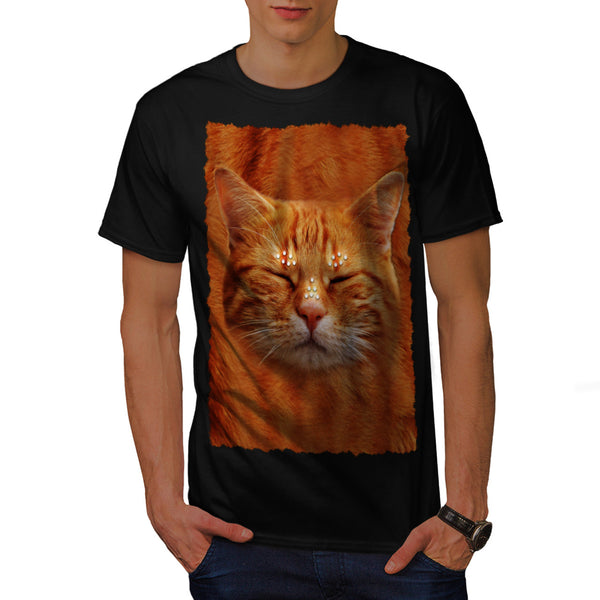 Happy Kitten Head Mens T-Shirt