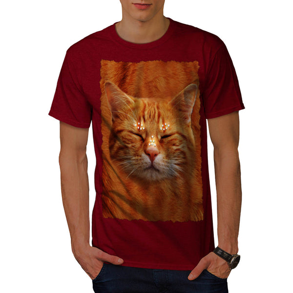 Happy Kitten Head Mens T-Shirt