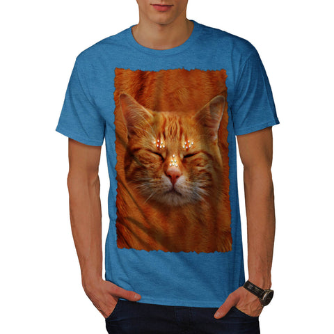 Happy Kitten Head Mens T-Shirt