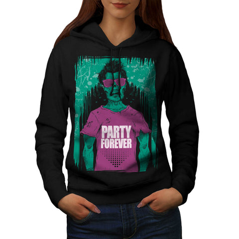 Zombie Monster Party Womens Hoodie