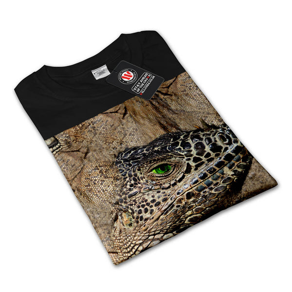 Savannah Lizard Head Womens Long Sleeve T-Shirt