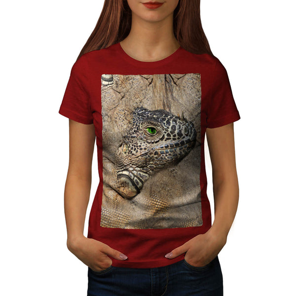 Savannah Lizard Head Womens T-Shirt