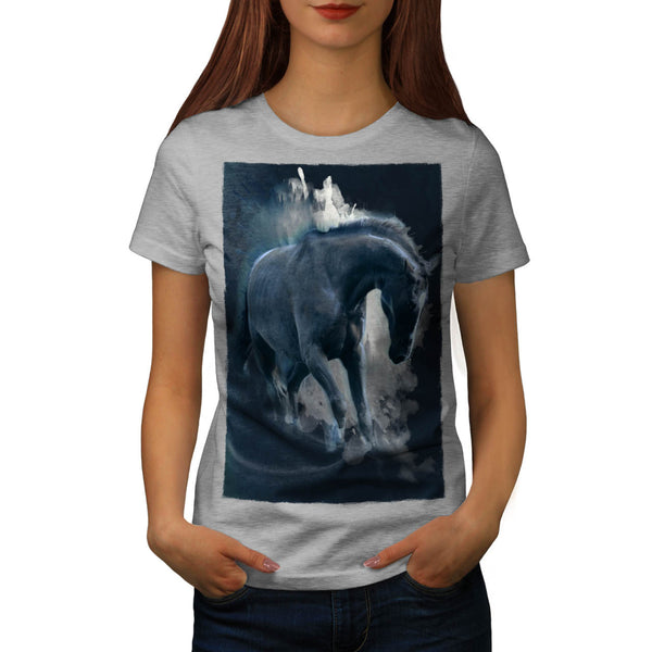 Mysterious Horse Womens T-Shirt