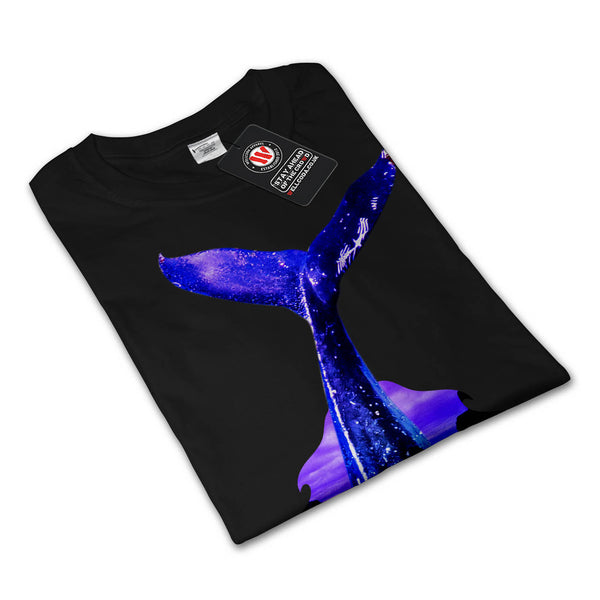 Blue Whale Diving Mens Long Sleeve T-Shirt