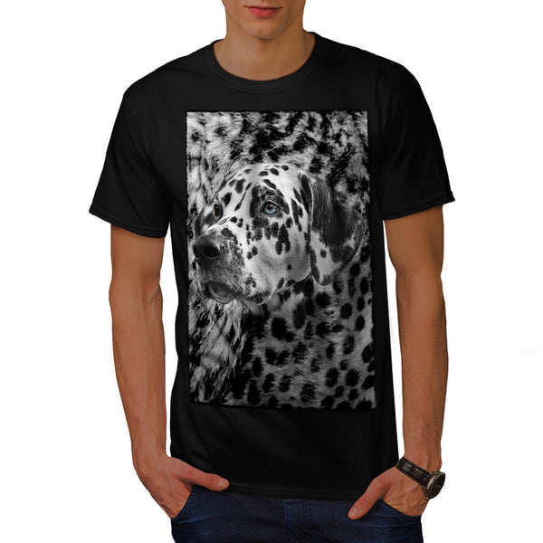 Dalmatian Dog Face Mens T-Shirt