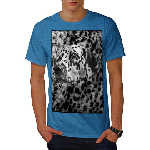 Dalmatian Dog Face Mens T-Shirt