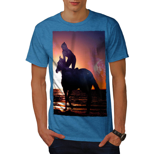 Horseman Romance Mens T-Shirt