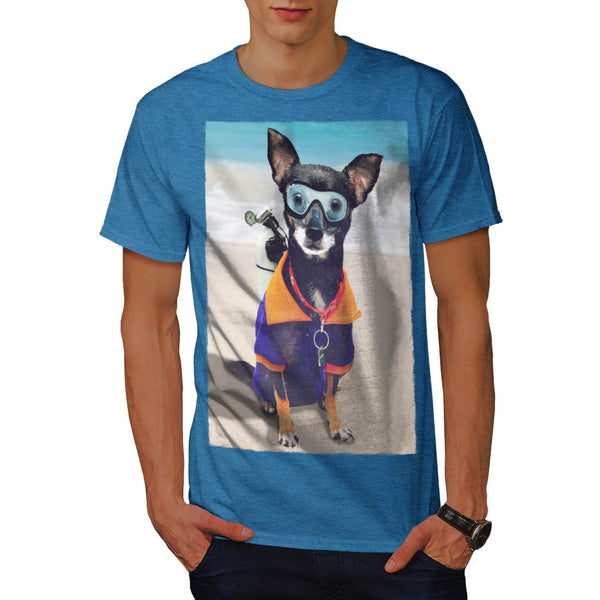 Sea Dog Dive Style Mens T-Shirt