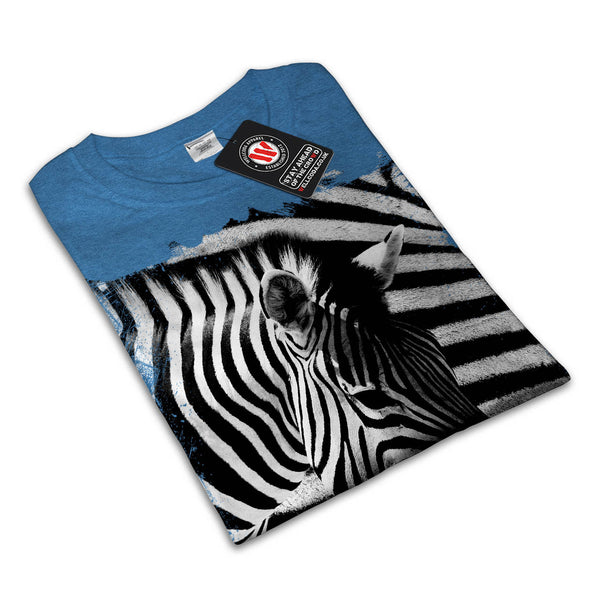 Safari Zebra Head Womens T-Shirt