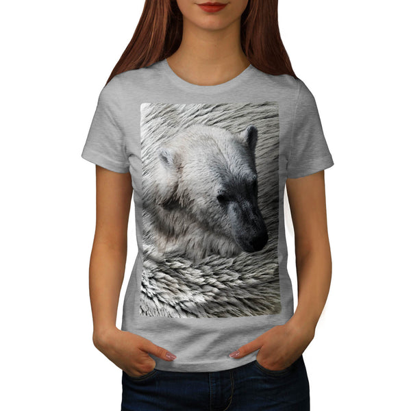 Polar Bear White Fur Womens T-Shirt