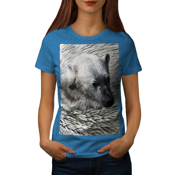 Polar Bear White Fur Womens T-Shirt