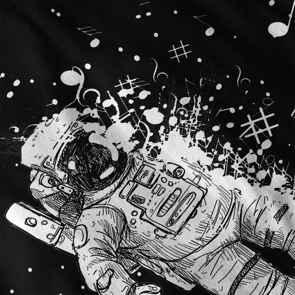 Space Music Galaxy Mens Long Sleeve T-Shirt
