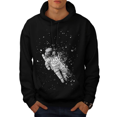 Space Music Galaxy Mens Hoodie