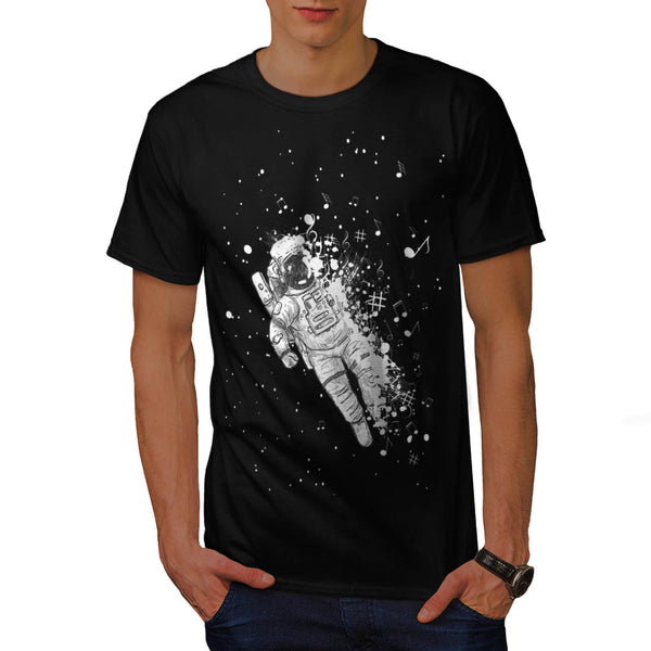 Space Music Galaxy Mens T-Shirt