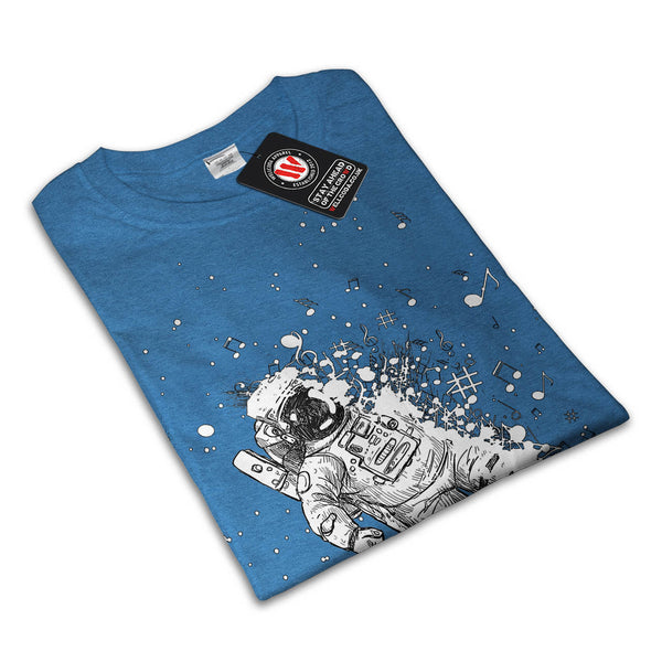 Space Music Galaxy Womens T-Shirt