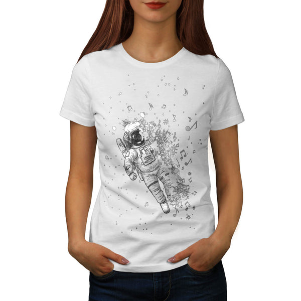 Space Music Galaxy Womens T-Shirt