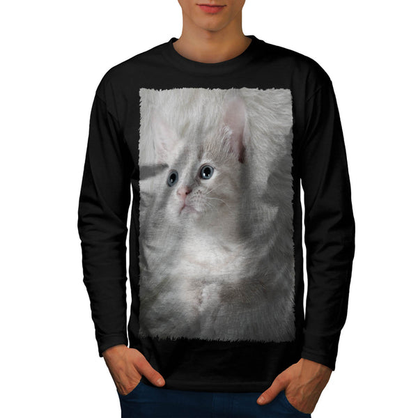 Pet Pussy Cat Look Mens Long Sleeve T-Shirt