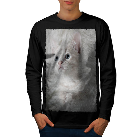 Pet Pussy Cat Look Mens Long Sleeve T-Shirt