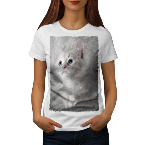 Pet Pussy Cat Look Womens T-Shirt