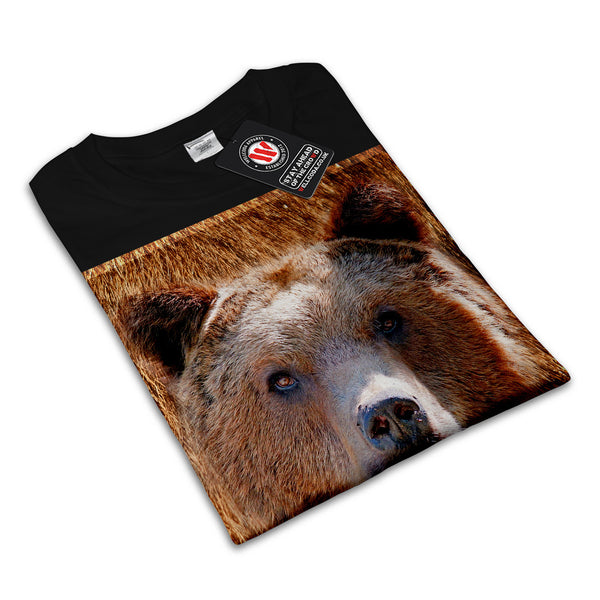 Grizzly Bear Face Mens T-Shirt