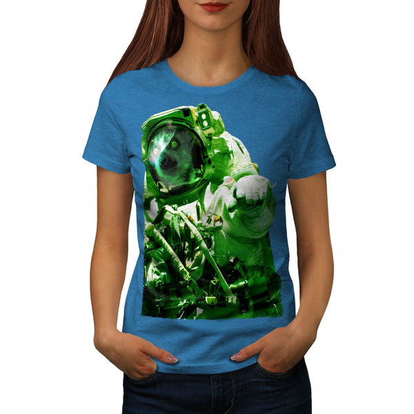 Lemur Cosmonaut Suit Womens T-Shirt