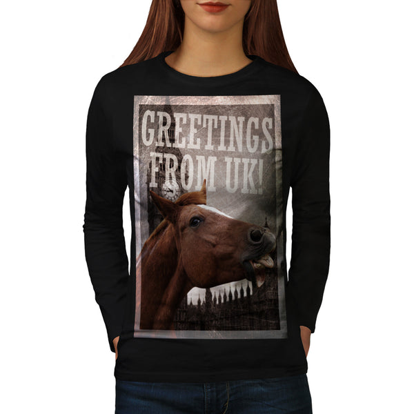Greeting From UK Womens Long Sleeve T-Shirt