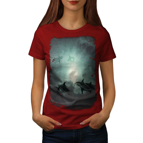 Dolphin Dream Swim Womens T-Shirt