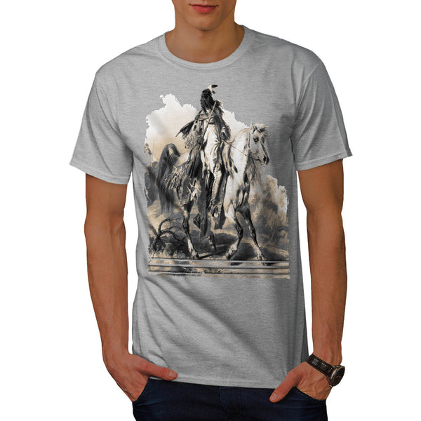 Native American Ride Mens T-Shirt