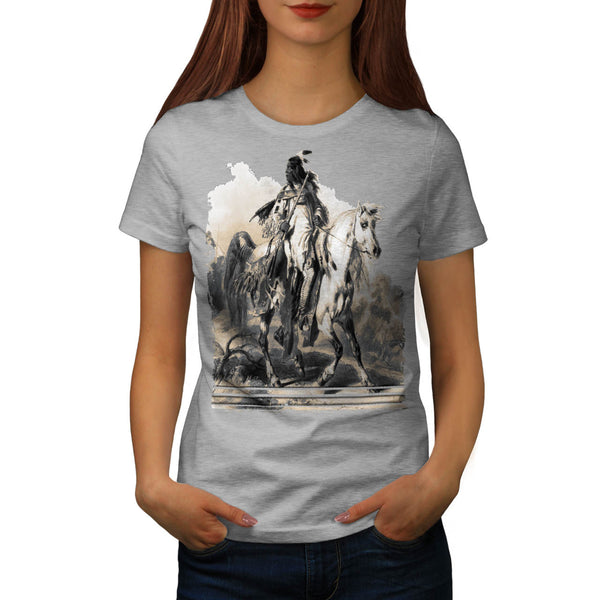 Native American Ride Womens T-Shirt