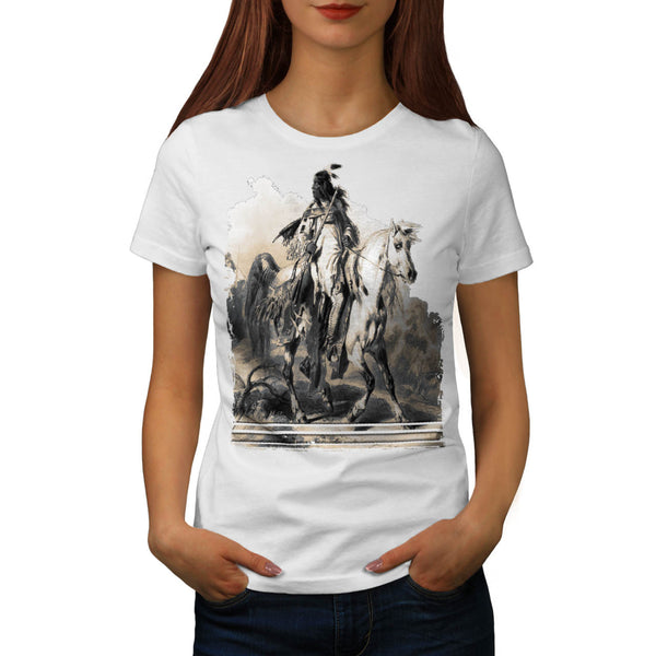 Native American Ride Womens T-Shirt