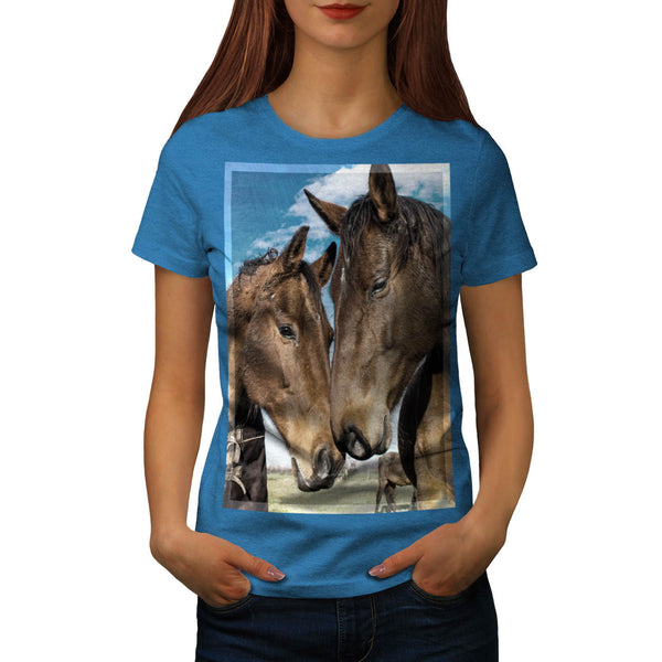 Horse Head Theme Womens T-Shirt