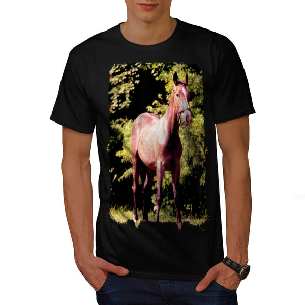 Horse Animal Funny Mens T-Shirt