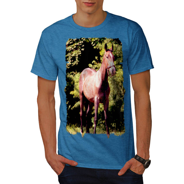 Horse Animal Funny Mens T-Shirt